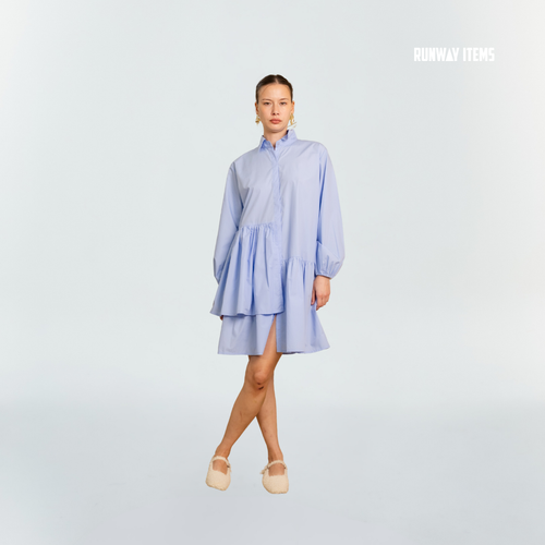Asymmetric Panelled Shirt Dress