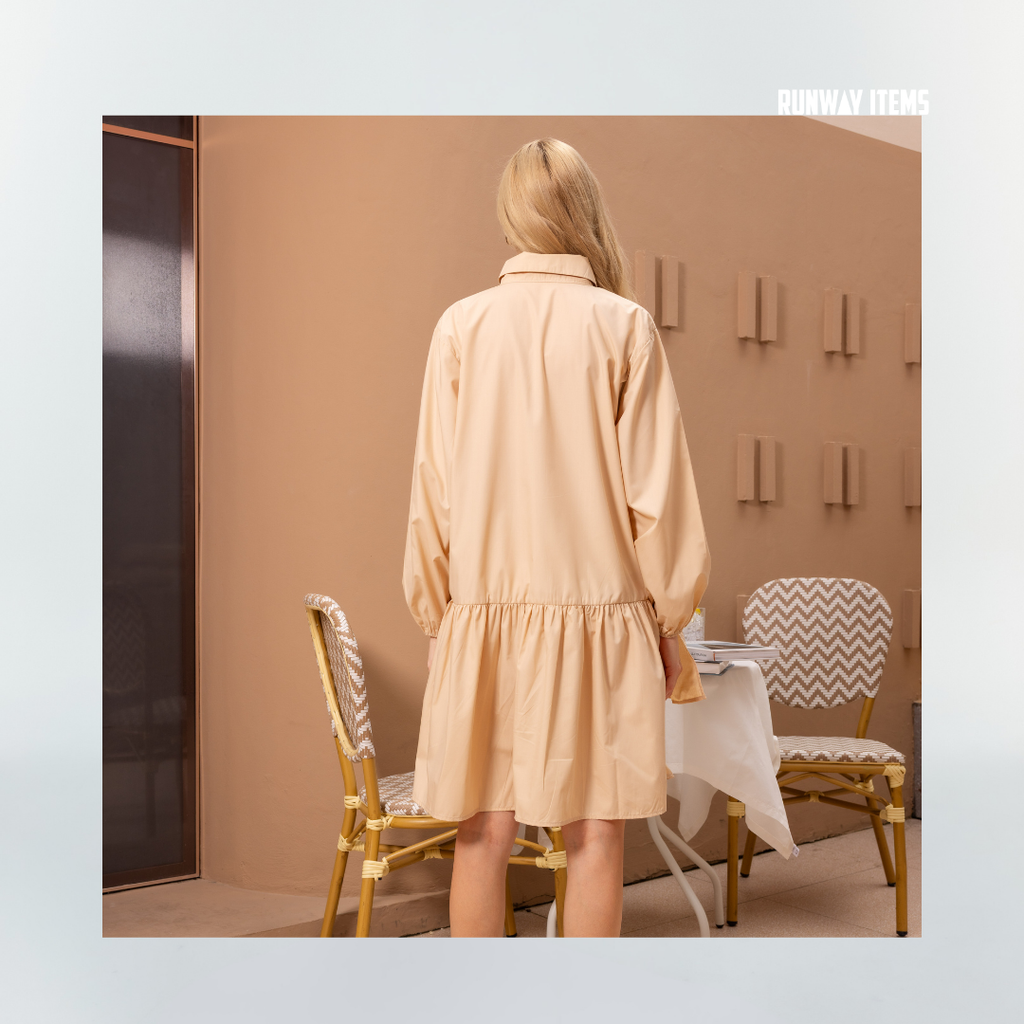 Asymmetric Panelled Shirt Dress