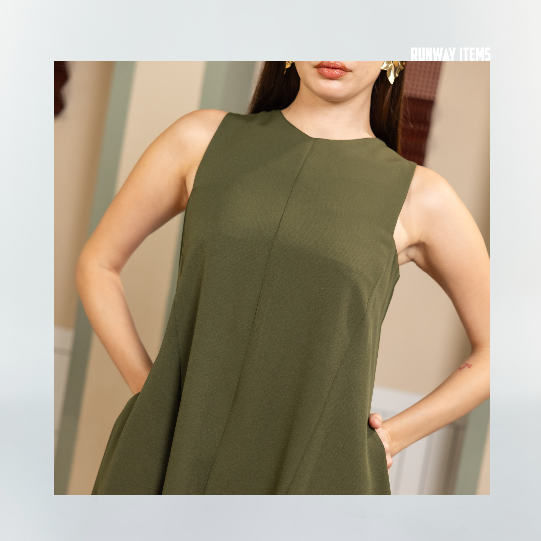 Cotton Dual Winged Side Dress