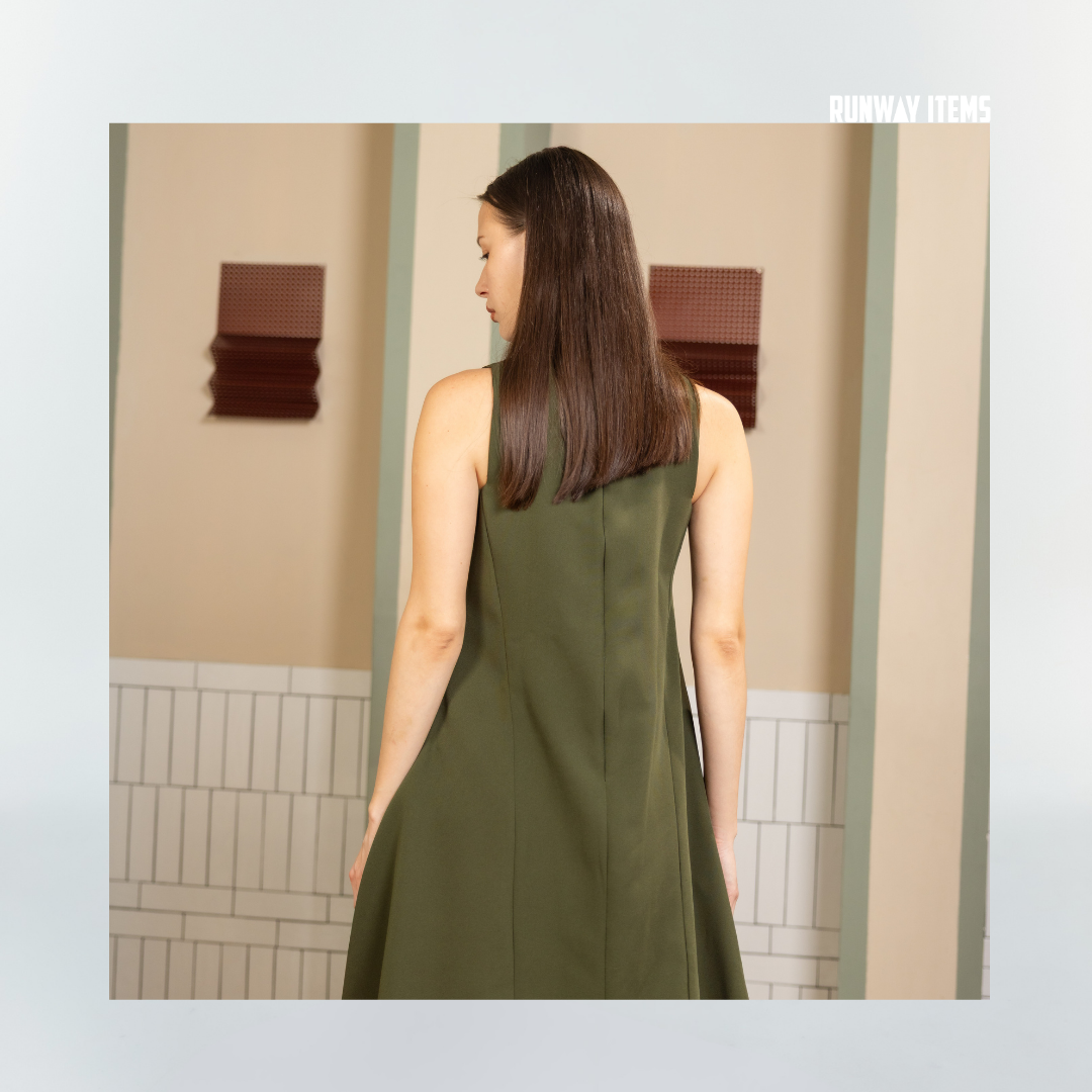 Cotton Dual Winged Side Dress